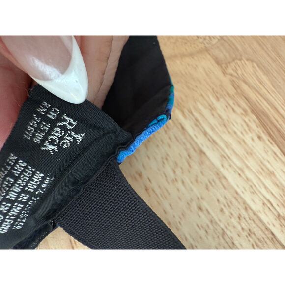 The Tie Rack Set of Matching Bow Tie & Cummerbund Blue Purple Floral One Size JL - Picture 8 of 12